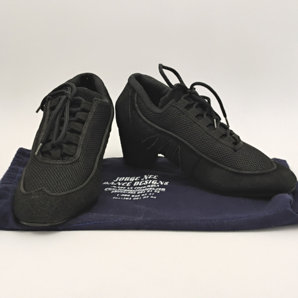 Black Heeled Dance Shoes